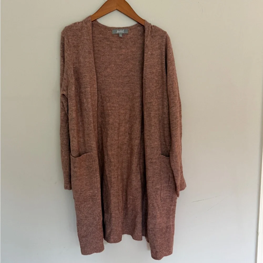 Marled by RC Warm Red Tan Knit Sweater Size XL - Picture 6 of 10